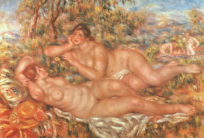 Pierre Renoir The Great Bathers oil painting picture